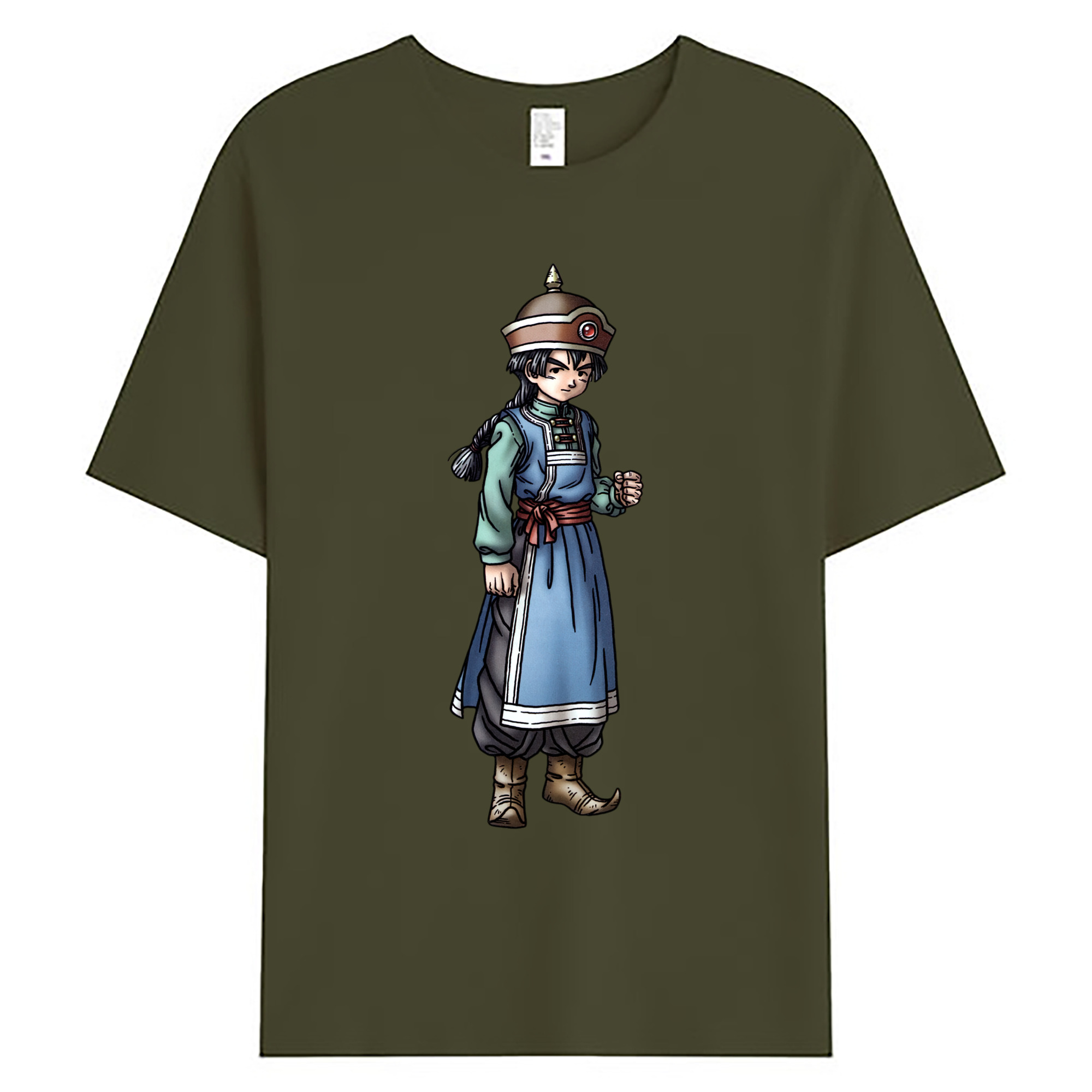 （画像用） ドラゴンクエスト Doragon Kuesuto Dragon Quest 綿100％ メンズ半袖Tシャツ｜肌触りやわらか＆通気性